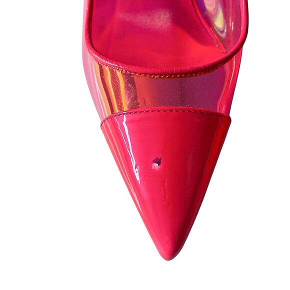 Christian Louboutin Debout Condorapik Pump Fluorescent Pink EU 36.5 US 6.5 Heels - Picture 5 of 11
